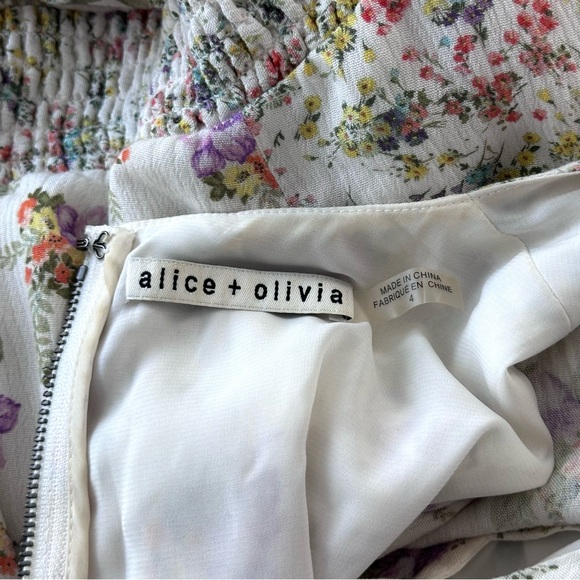 Alice + Olivia Floral Romper Dress - Picture 4 of 14